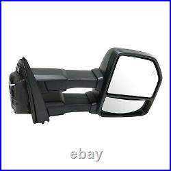 Tow Mirror For 2015 2018 Ford F-150 Passenger Side Power Fold Heat Blind Spot