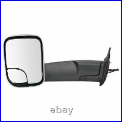 Towing Mirror Power Heated Signal Blind Spot Chrome Pair for Toyota Tacoma New