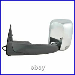 Towing Mirror Power Heated Signal Blind Spot Chrome Pair for Toyota Tacoma New