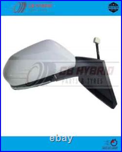 Toyota Prius 2016-2022 Driver Side Mirror with Blind Spot White (Auto fold BSM)