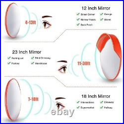 Traffic Convex PC-Mirror Wide Angle Blind Spot Corner Road Parking Safety 22 18