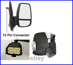 Transit Mk8 Van 2019 TO 2024 Short Arm Door Mirror Electric Right DRIVER Side