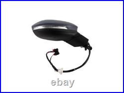VW GOLF Door Mirror Electric Heated Power Fold Primed Cover Right Hand 2020