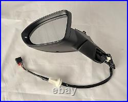 VW GOLF Door Mirror Heated Puddle Lamp & Memory Primed Cover Left Hand 2020