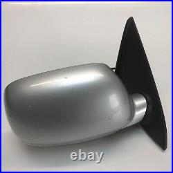 VW Touareg 7L RIGHT 2002 2006 door wing mirror UK Driver O/S SILVER 7 wire