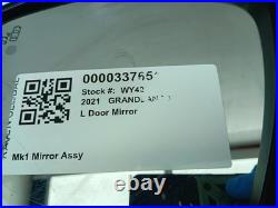 Vauxhall Grandland X Door Mirror Left Black Yp00154180 Mk1 2017 2021