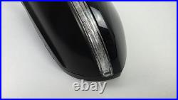 Volkswagen Golf Mk7 Mk7.5 2013-2020 Left Passenger Wing Mirror Black 15 Pin Oem