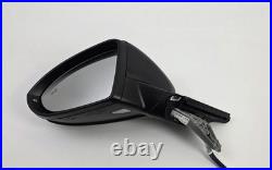 Volkswagen Golf Mk7 Mk7.5 2013-2020 Left Passenger Wing Mirror Black 15 Pin Oem