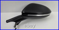 Volkswagen Golf Mk7 Mk7.5 2013-2020 Left Passenger Wing Mirror Black 15 Pin Oem