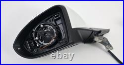 Volkswagen Golf Mk7 Mk7.5 2013-2020 Left Passenger Wing Mirror White 15 Pin Oem