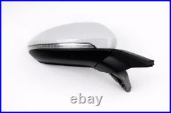 Volkswagen Golf Mk7 Mk7.5 2013-2020 Right Driver Wing Mirror White 11 Pin OEM