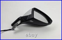 Volkswagen Golf Mk7 Mk7.5 2013-2020 Right Driver Wing Mirror White 11 Pin OEM