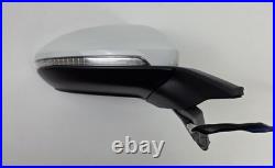 Volkswagen Golf Mk7 Mk7.5 2013-2020 Right Driver Wing Mirror White 11 Pin Oem Volkswagen Golf Mk7 Mk7.5 2013-2020 Right Driver Wing Mirror White 11 Pin Oem