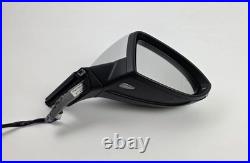 Volkswagen Golf Mk7 Mk7.5 2013-2020 Right Driver Wing Mirror White 11 Pin Oem
