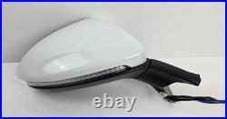 Volkswagen Golf Mk7 Mk7.5 2013-2020 Right Driver Wing Mirror White 11 Pin Oem