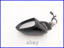 Volkswagen Golf Mk8 Wing Mirror Power Fold Blind Spot Right Side In Black 2022
