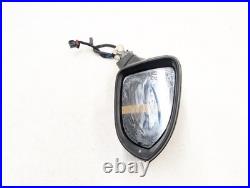 Volkswagen Golf Mk8 Wing Mirror Power Fold Blind Spot Right Side In Black 2022