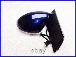 Volkswagen Sharan 7n Mk2 Wing Mirror Manual Fold Left Passenger Side Blind Spot