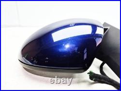 Volkswagen Sharan 7n Mk2 Wing Mirror Manual Fold Left Passenger Side Blind Spot