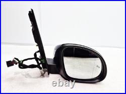 Volkswagen Sharan 7n Mk2 Wing Mirror Manual Fold Right Driver Side Blind Spot