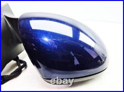 Volkswagen Sharan 7n Mk2 Wing Mirror Manual Fold Right Driver Side Blind Spot