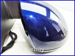 Volkswagen Sharan 7n Mk2 Wing Mirror Manual Fold Right Driver Side Blind Spot