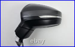 Volkswagen Touareg Mk3 4m Sq7 2018-23 Left Passenger Wing Mirror 16 Pin Grey Oem