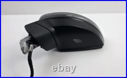Volkswagen Touareg Mk3 4m Sq7 2018-23 Left Passenger Wing Mirror 16 Pin Grey Oem