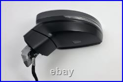 Volkswagen Touareg Mk3 4m Sq7 2018-23 Left Passenger Wing Mirror 16 Pin Grey Oem