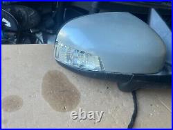 Volvo S60 Mk1 Power Fold Wing Mirror Right Side In Silver With Blind Spot 2008