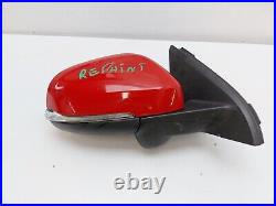 Volvo S60 Mk2 Power Fold Blind Spot Wing Mirror Right Driver Side In Red 2010