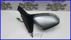Volvo S80 Mk2 Driver Side Wing Mirror Power Folding Paint 477-46 Silver'06-12