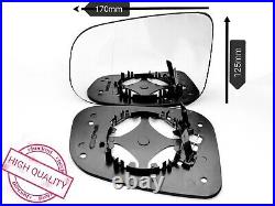 thumbnail image 2 of WCM Left Wing Mirror Glass – Heated, Blind Spot, For Volvo V40 2012-2019 (Driver Side, Clear) 2 of 4