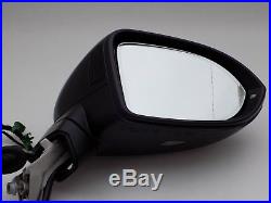 Vw Passat B8 2015-2018 Wing Mirror Power Fold Puddle Auto DIMM Blind Spot Right