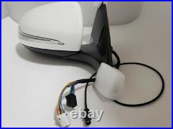 WHITE RIGHT SIDE PASSENGER MIRROR WithBLIND SPOT FOR MERCEDES C200 C250 C300 15-21