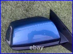 WING MIRROR O/S KIA NIRO SG2 22-25 MANUAL Fold No Blind Spot Has 6 Pin Plug Blue