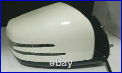 White Right Side Passenger Mirror With Blind Spot For Mercedes Ml350 Gl350 11-12
