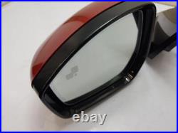 X761 Pre Fl Jaguar F-pace Powerfold Camera Blind Spot Door Wing Mirror Lh Red